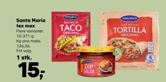 SuperBrugsen Santa maria tex mex tilbud