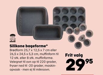 SuperBrugsen Silikone bageforme tilbud