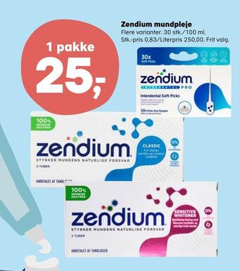 SuperBrugsen Zendium mundpleje tilbud