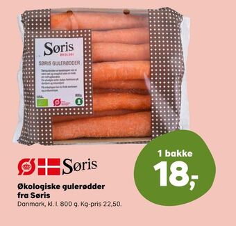 SuperBrugsen Økologiske gulerødder fra søris tilbud