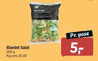 Fakta Tyskland Blandet salat tilbud