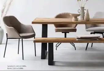 Sinnerup Bænk l 230 cm tilbud