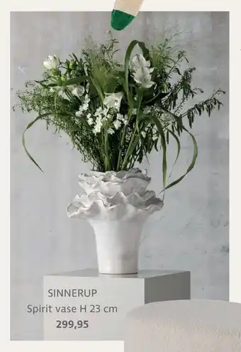 Sinnerup Sinnerup spirit vase h 23 cm tilbud
