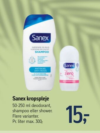Føtex Sanex kropspleje tilbud