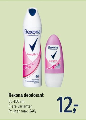Føtex Rexona deodorant tilbud