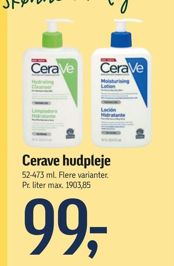 Føtex Cerave hudpleje tilbud