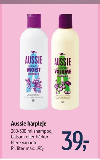 Føtex Aussie hårpleje tilbud