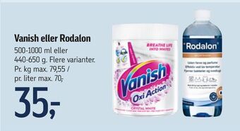 Vanish eller rodalon