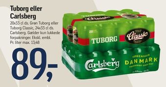 Føtex Tuborg eller carlsberg tilbud