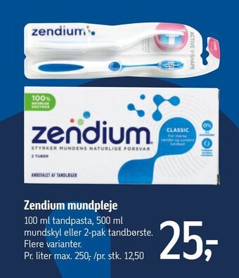 Føtex Zendium mundpleje tilbud
