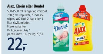 Føtex Ajax, klorin eller dunlet tilbud