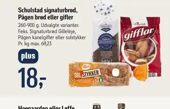 Føtex Schulstad signaturbrød, pågen brød eller gifler tilbud