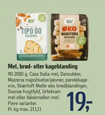 Føtex Mel, brød- eller kageblanding tilbud