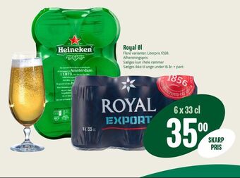 Min Købmand Royal øl tilbud