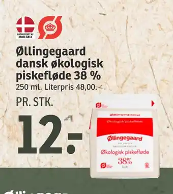 SPAR Øllingegaard dansk økologisk piskefløde 38 % tilbud