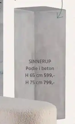 Sinnerup Sinnerup podie i beton tilbud
