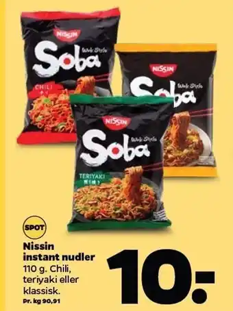 Netto Nissin instant nulder tilbud