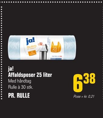 Otto Duborg Ja! affaldsposer 25 liter tilbud