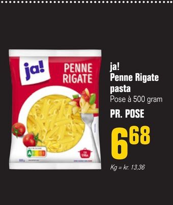 Otto Duborg Ja! penne rigate pasta tilbud
