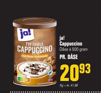 Otto Duborg Ja! cappuccino tilbud