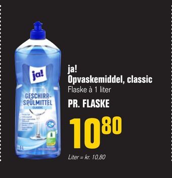 Otto Duborg Ja! opvaskemiddel, classic tilbud