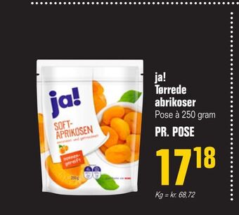 Otto Duborg Ja! tørrede abrikoser tilbud