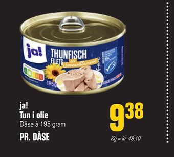 Otto Duborg Ja! tun i olie tilbud