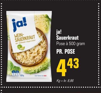 Otto Duborg Ja! sauerkraut tilbud