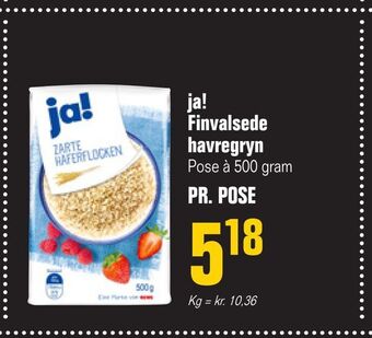 Poetzsch Padborg Ja! finvalsede havregryn tilbud