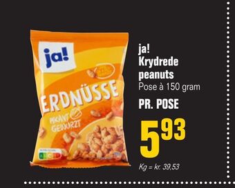 Poetzsch Padborg Ja! krydrede peanuts tilbud
