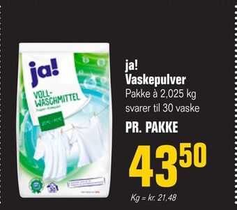 Poetzsch Padborg Ja! vaskepulver tilbud
