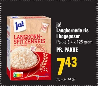 Poetzsch Padborg Ja! langkornede ris i kogeposer tilbud