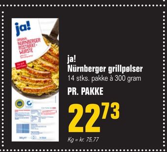 Poetzsch Padborg Ja! nürnberger grillpølser tilbud