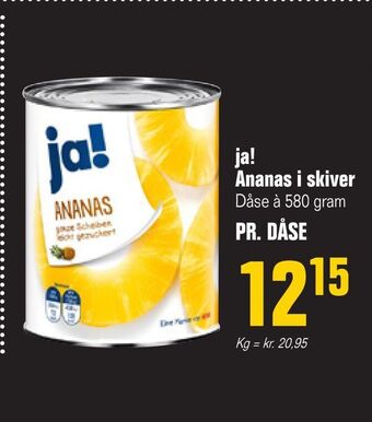 Poetzsch Padborg Ja! ananas i skiver tilbud