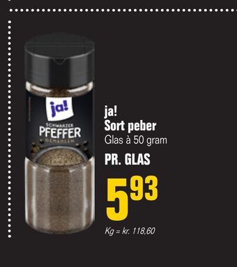 Poetzsch Padborg Ja! sort peber tilbud