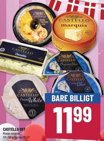 Løvbjerg Castello ost tilbud