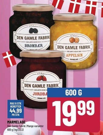 Den gamle fabrik marmelade