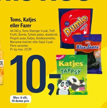 Føtex Dumle karameller tilbud