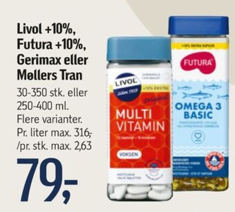 Føtex Futura fiskeolie tilbud