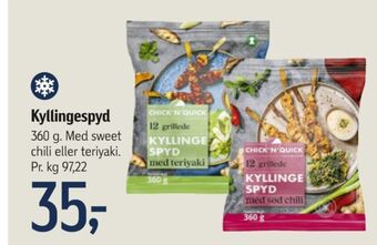 Føtex Chick n quick kyllingespyd tilbud
