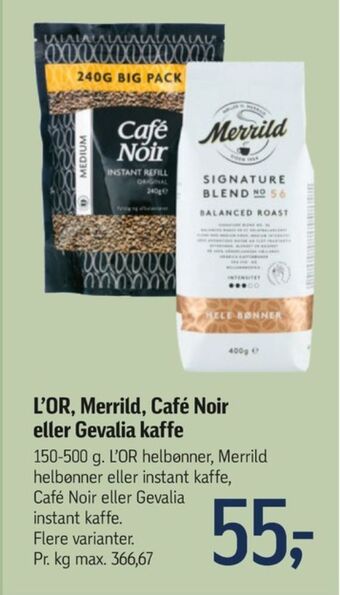 Føtex Cafe noir instant kaffe tilbud