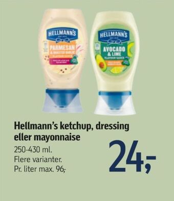 Føtex Hellmanns mayonnaise tilbud