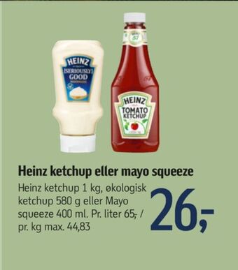 Føtex Heinz ketchup tilbud