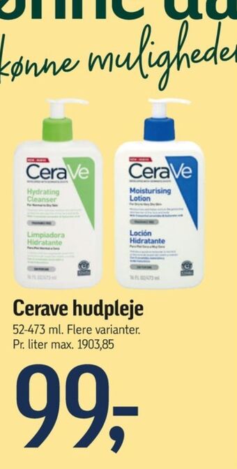 Føtex Cerave creme tilbud
