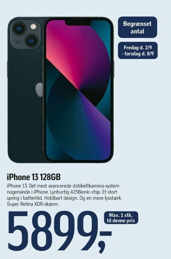 Føtex Apple iphone 13 mobiltelefon tilbud
