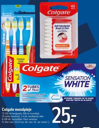 Føtex Colgate tandpasta tilbud