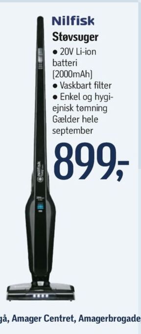 Føtex Nilfisk støvsuger tilbud