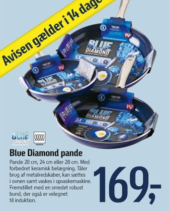 Føtex Blue diamond stegepande tilbud