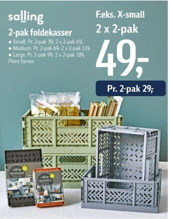 Føtex Salling foldekasse tilbud