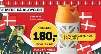 XL-BYG Kosan gasflaske tilbud